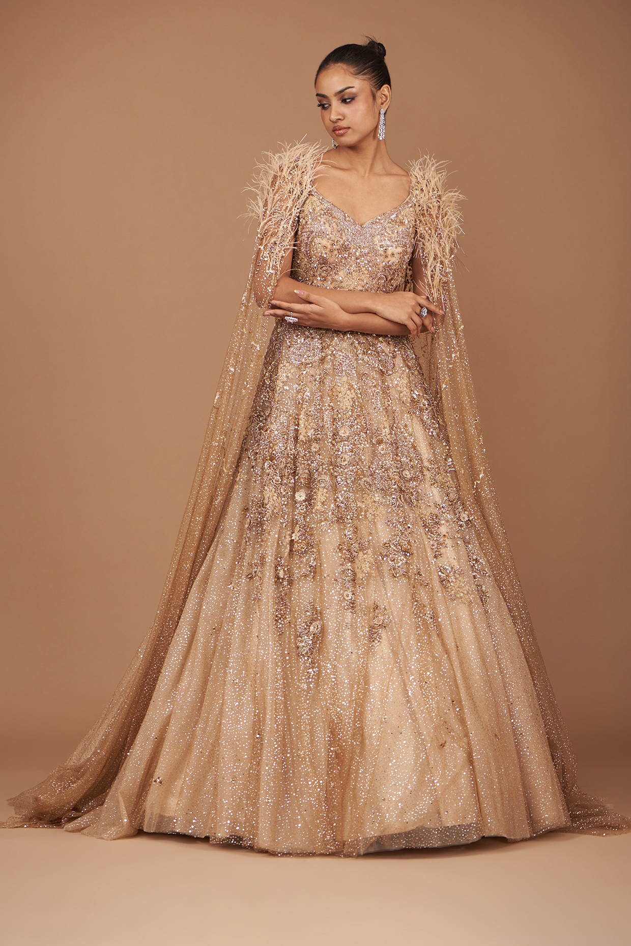 Evening Gowns Indian India | Silk evening gown, Indian gowns dresses, Party  wear dresses